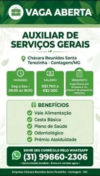 AUXILIAR DE SERVIÇOS GERAIS 