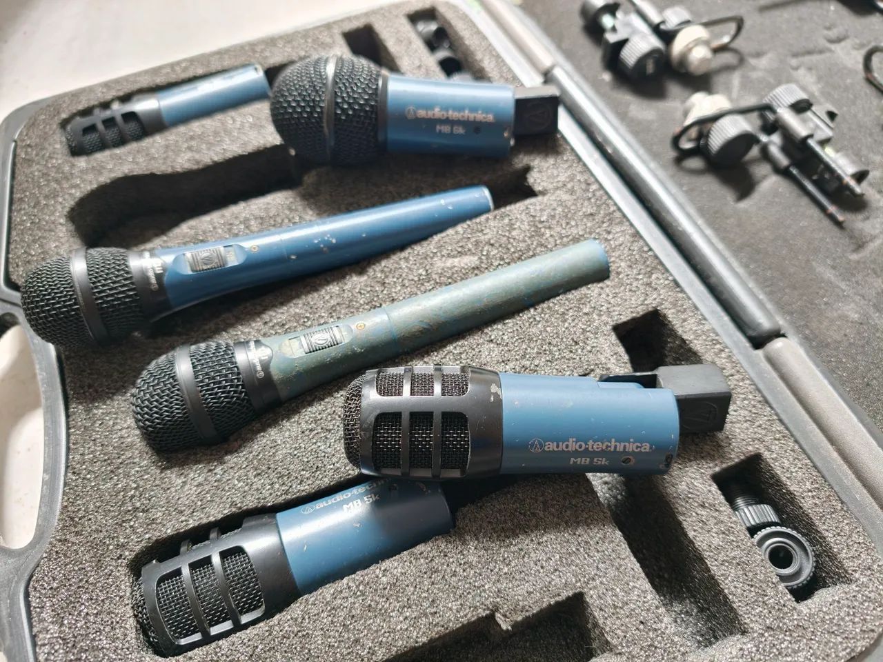 KIT MICROFONE PARA BATERIA ÁUDIO TECHNICA MBDK6 - Foto 4