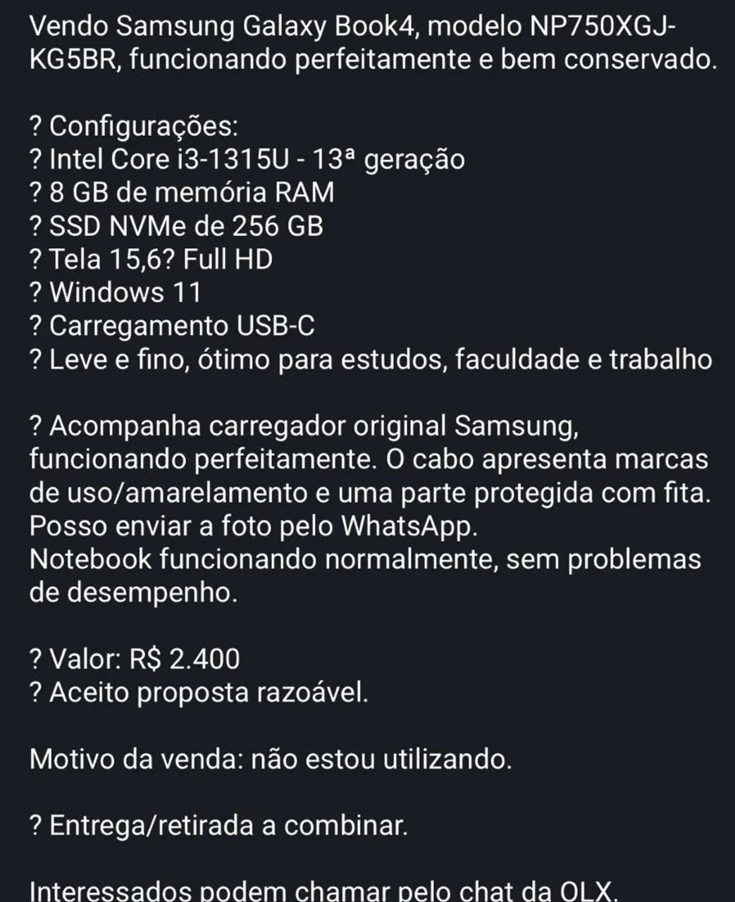 Oportunidade Notebook  - Foto 2