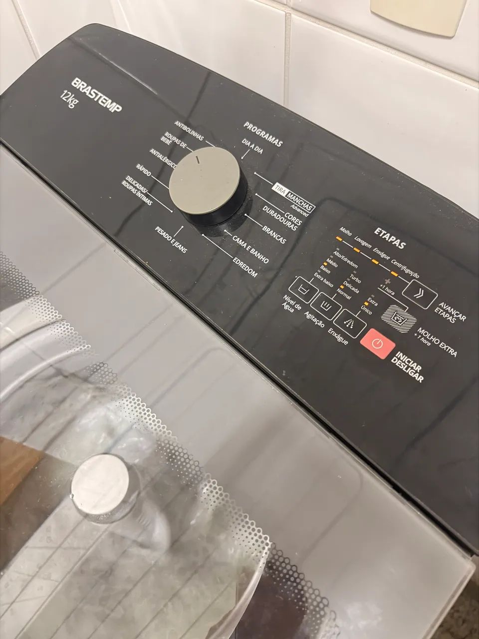 Máquina Lavar Brastemp Grafite 12kg - Foto 3