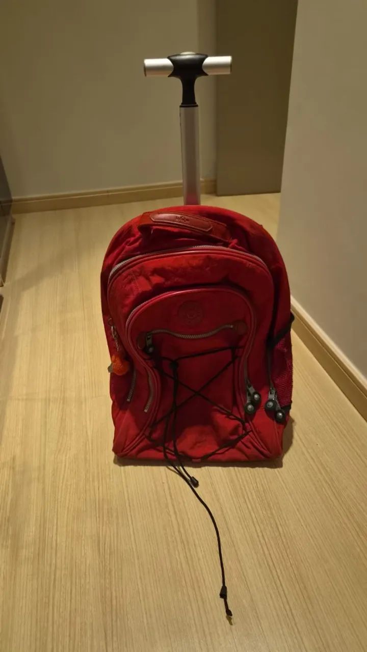 Mochila da Kipling Vermelha - Foto 3