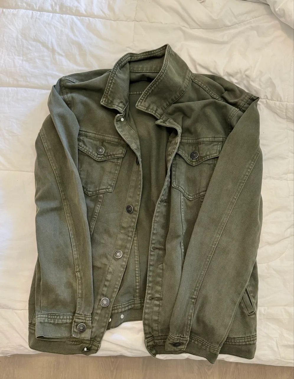Jaqueta verde militar tamanho M - nova