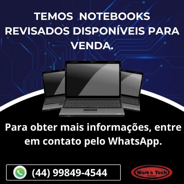 Notebooks revisados para Venda ( usados) 