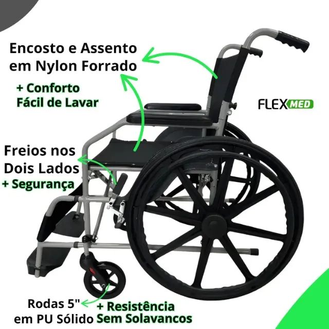 Cadeira de rodas  - Nova Lacrada - Foto 5