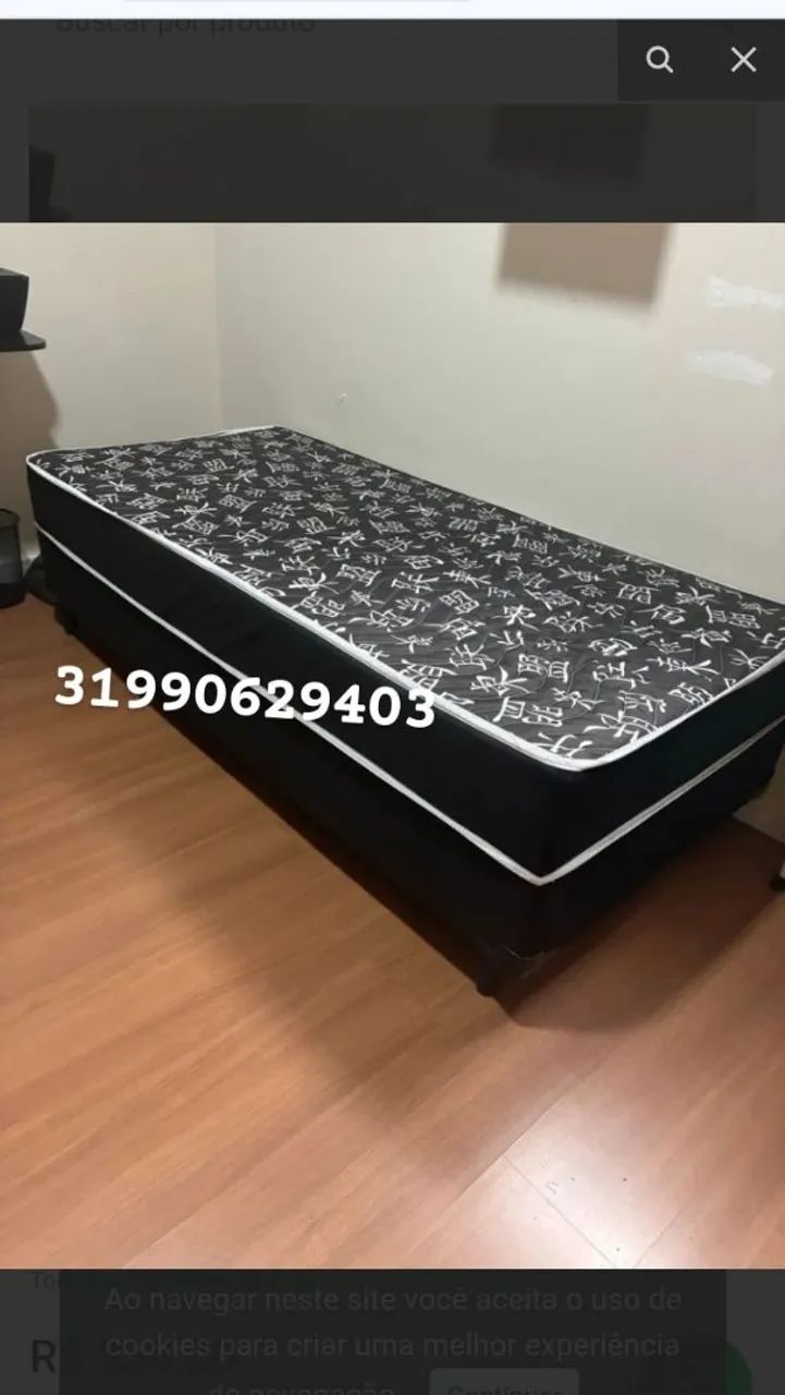 CAMA box solteiro Semi ortopédica / Disponível em estoque!!