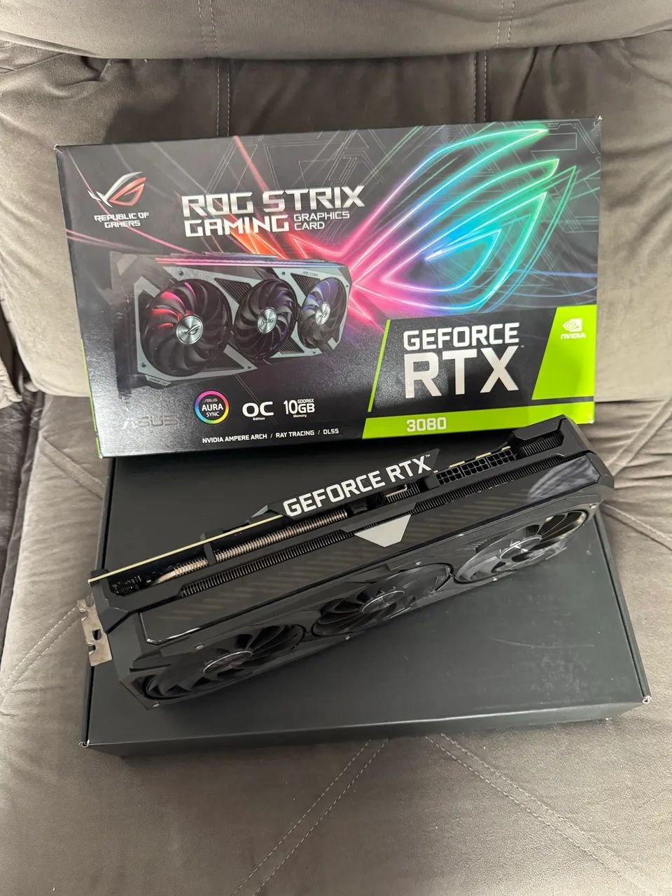 RTX 3080 ROG STRIX 10GB IMPECÁVEL 