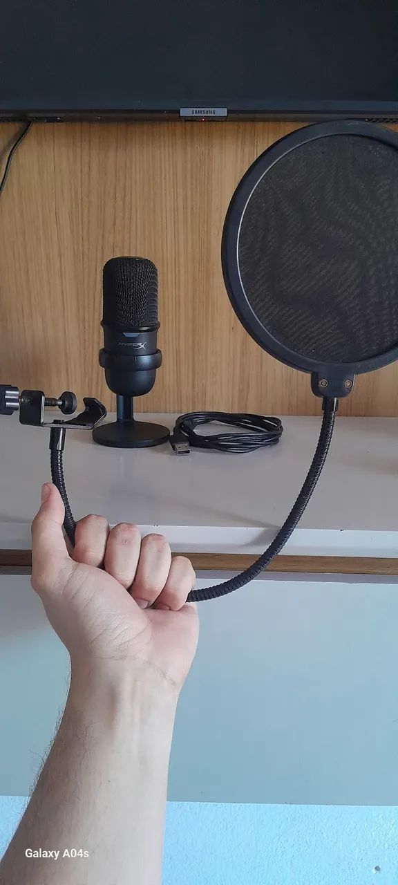 Microfone SoloCast HyperX com Filtro de Ruído de Brinde! - Foto 4