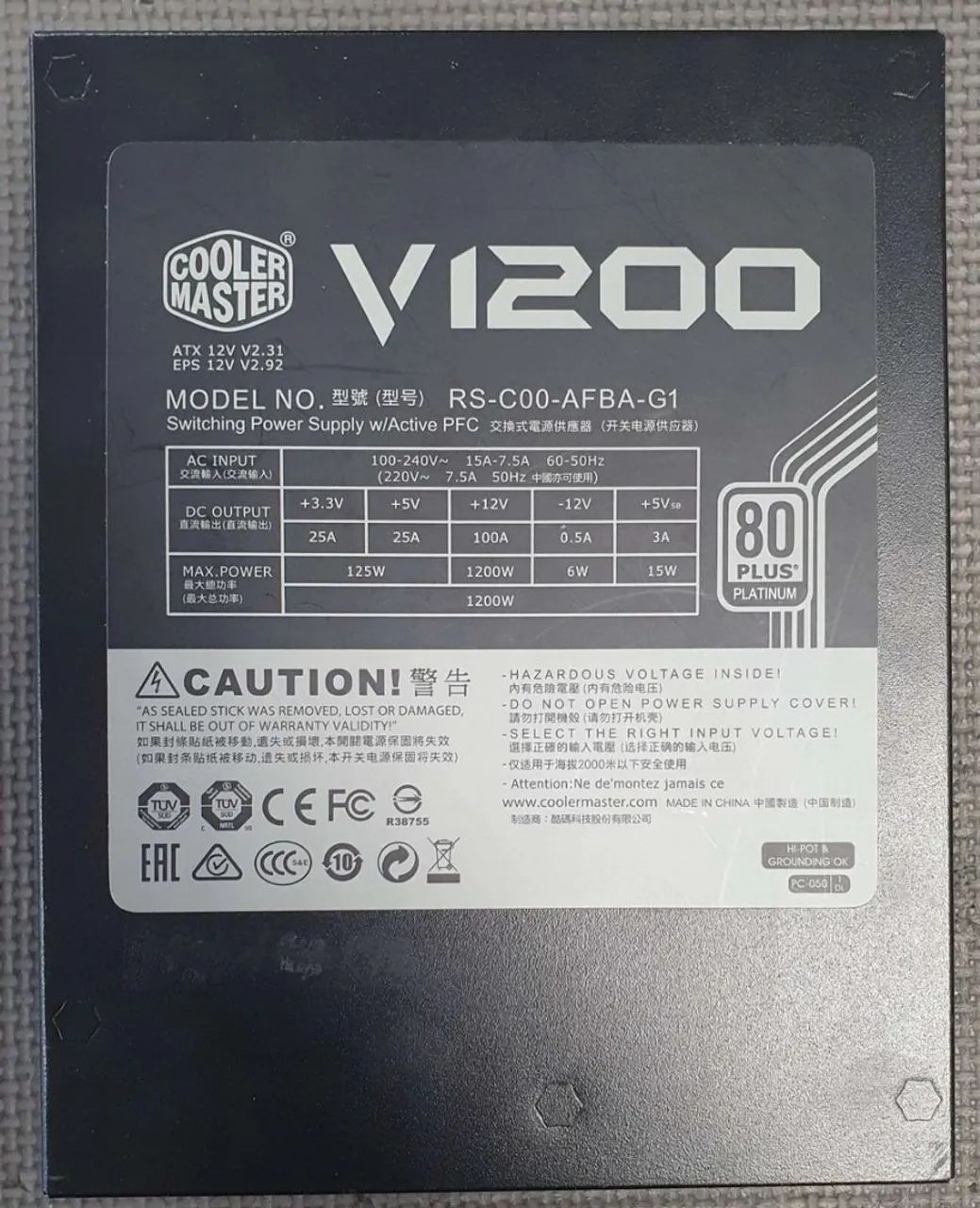Fonte coolermaster 1200v Platinum a top das top - Foto 4