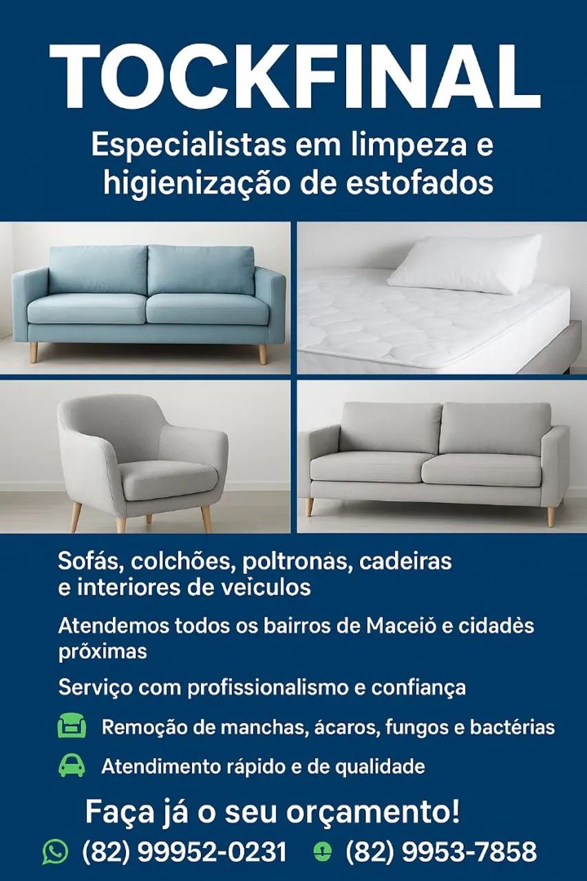 Deixe seu Sofá limpo e Cheiroso. 