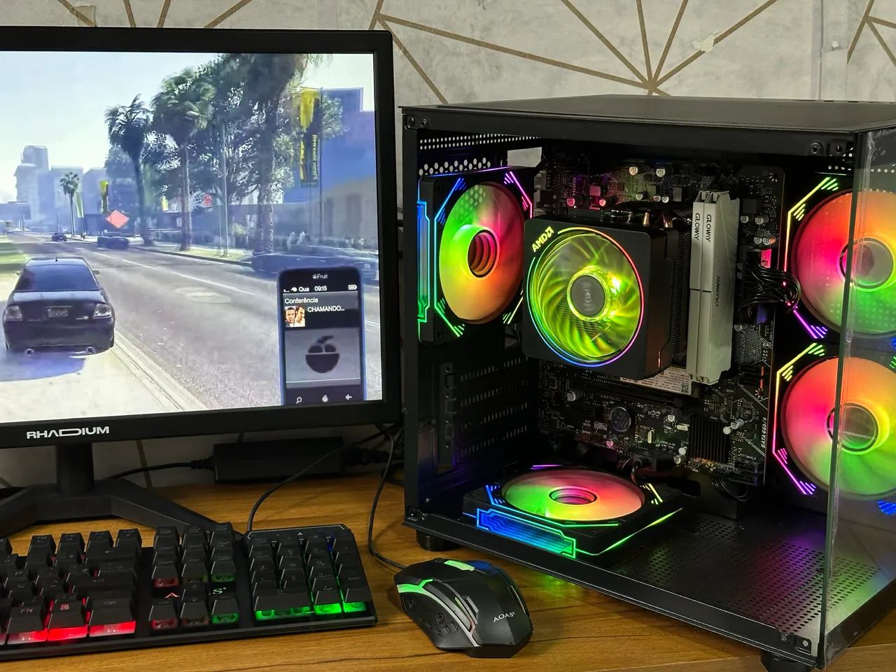 Gaming PC + Monitor