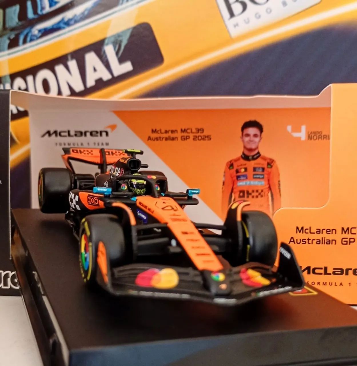 Miniatura Formula 1 Mclaren MCL39 Lando Norris World Champion 2025