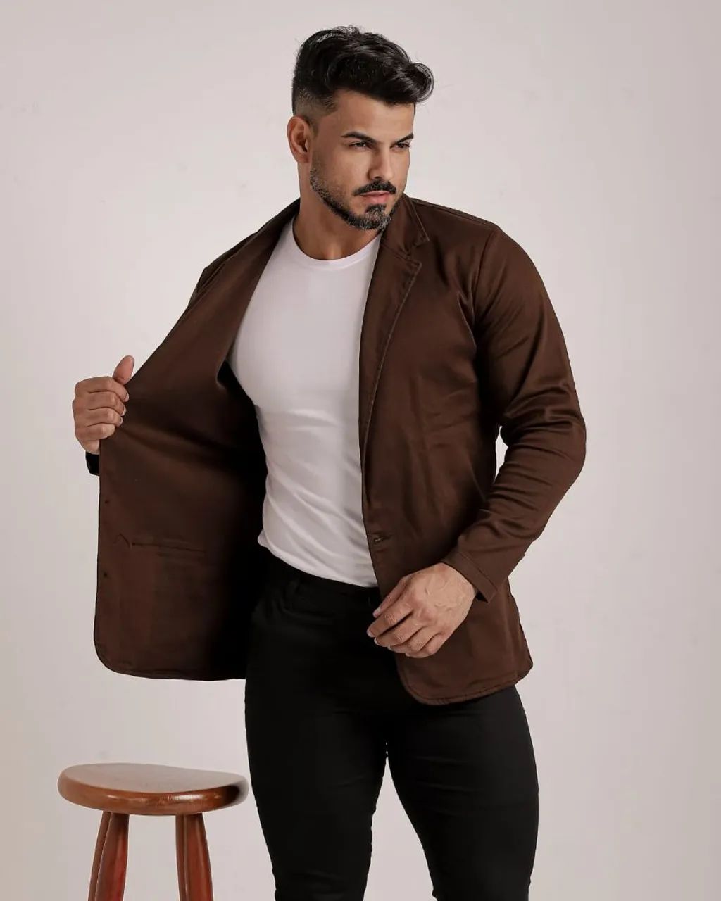 Blazer Masculino Marrom ? - Foto 5