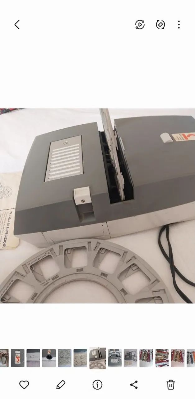 PROJETOR DE SLIDES VINTAGE SAWYER'S ROTODISC XM - FUNCIONANDO