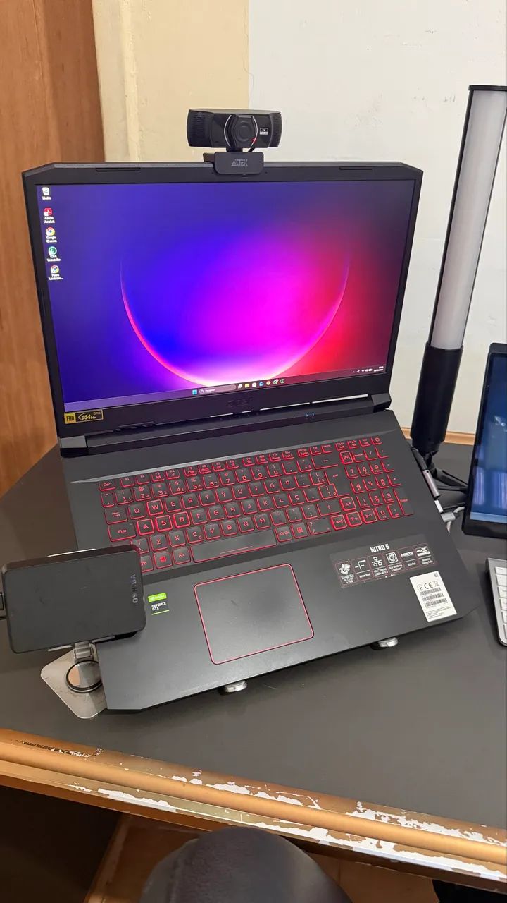 Notebook Gamer - Acer Nitro 5 impecável  - Foto 2