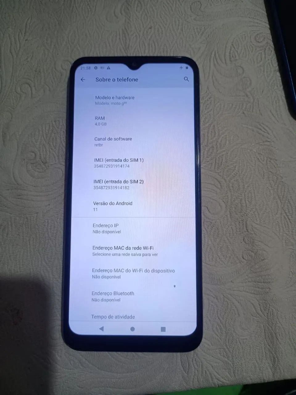 Moto g 20 novíssimo 