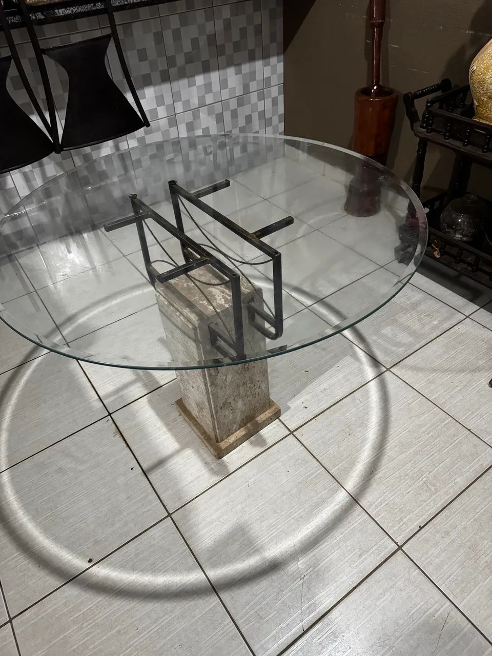 Mesa de vidro - sem cadeiras  - Foto 5