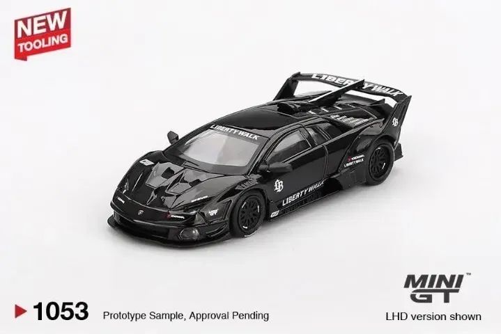 Mini Gt Lb Lamborghini Murcielago Gt Evo #1053 Preto 1/64