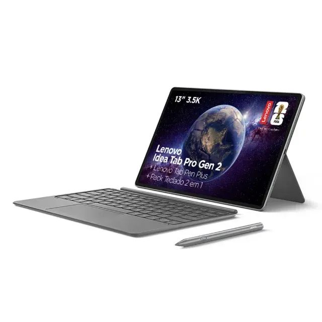 Lenovo Idea Tab Pro Octa-Core 12GB RAM 256GB Wi-Fi Android 16 Com Caneta e Case com Teclad