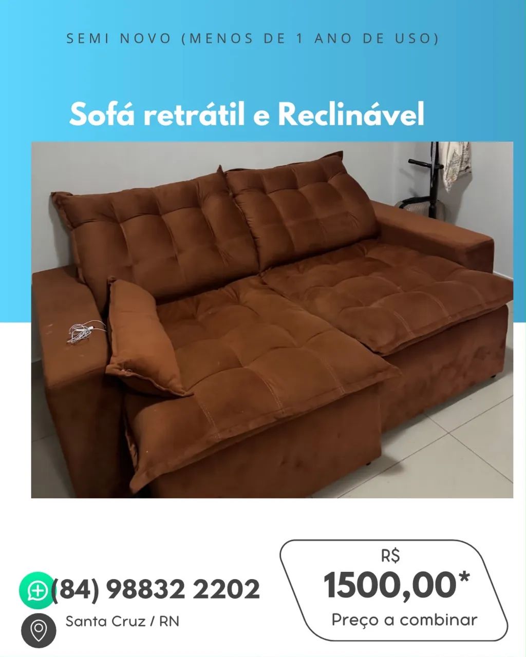 SOFÁ RETRÁTIL 