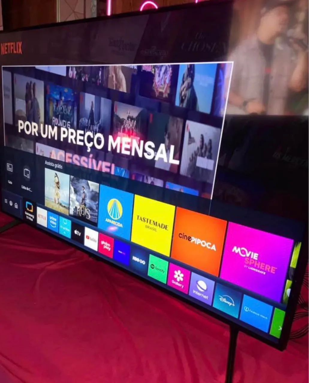 Smart tv Samsung 55pol 4k com Xbox e comando de voz  - Foto 3