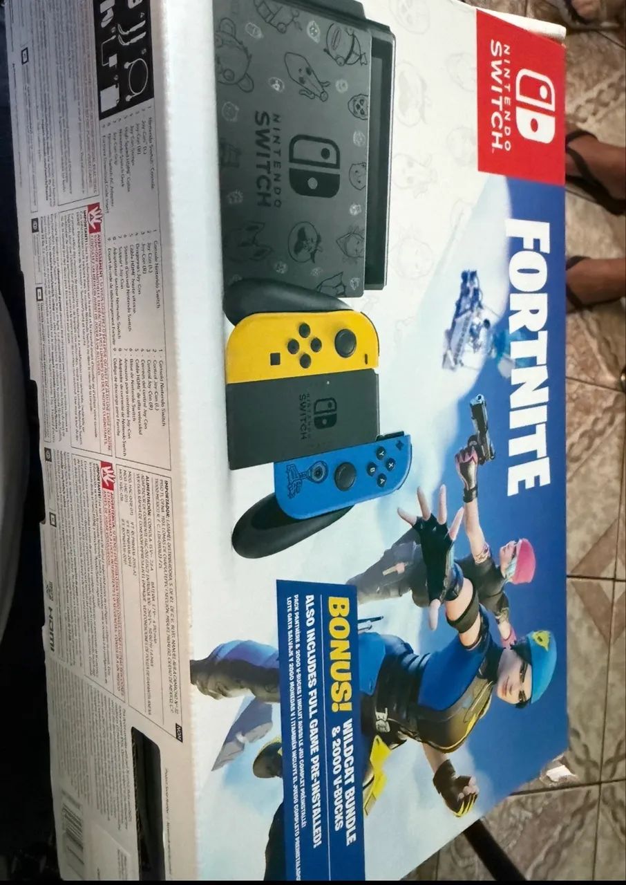 Console Nintendo Switch 32gb Fortnite Edition - (sem Código