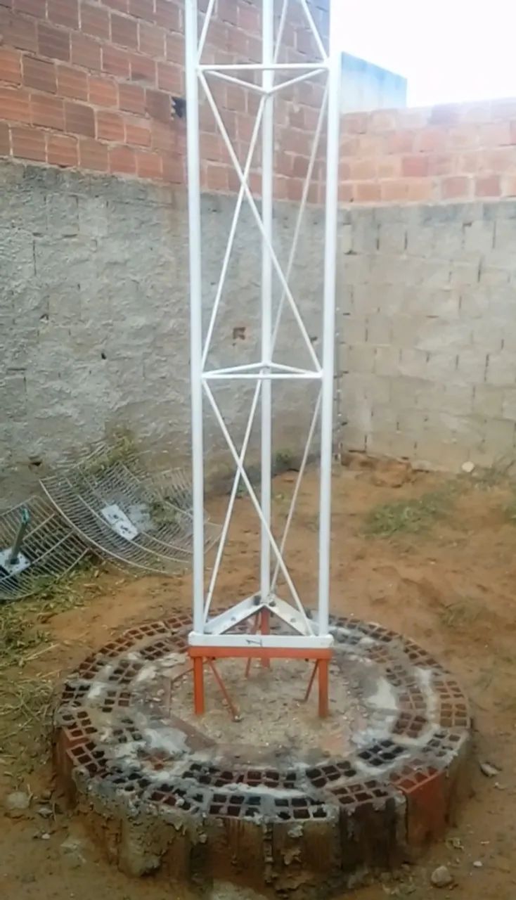 Torre de Ferro 12m - Internet, Rádio, Comunicação & Energia Solar!  - Foto 2
