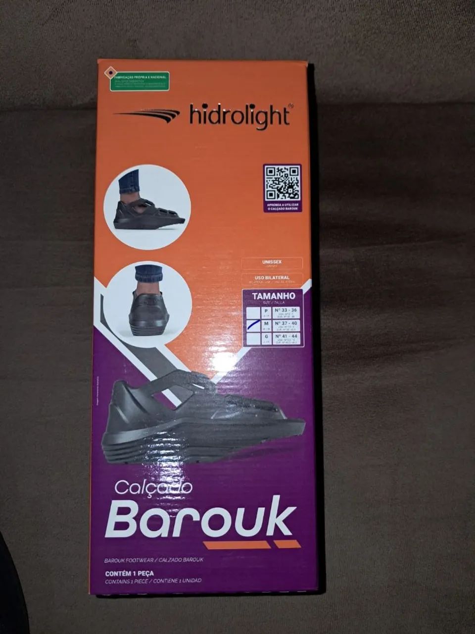 Calçado Barouk Hidrolight Cunha Retrope (Pós Operatório)<br>Barouk Hidrolight - Foto 3
