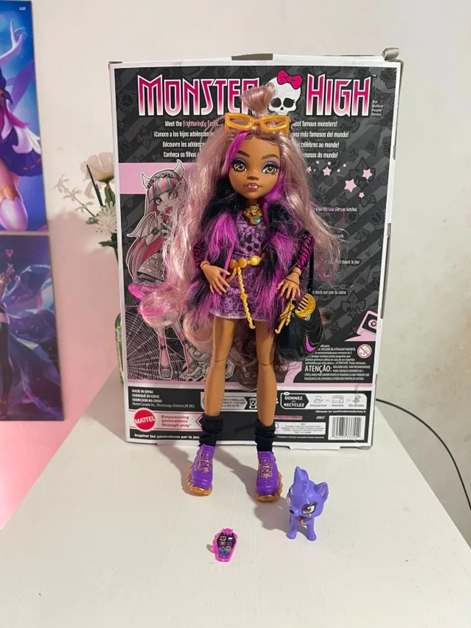 Boneca Monster High Clawdeen Wolf G3 Básica