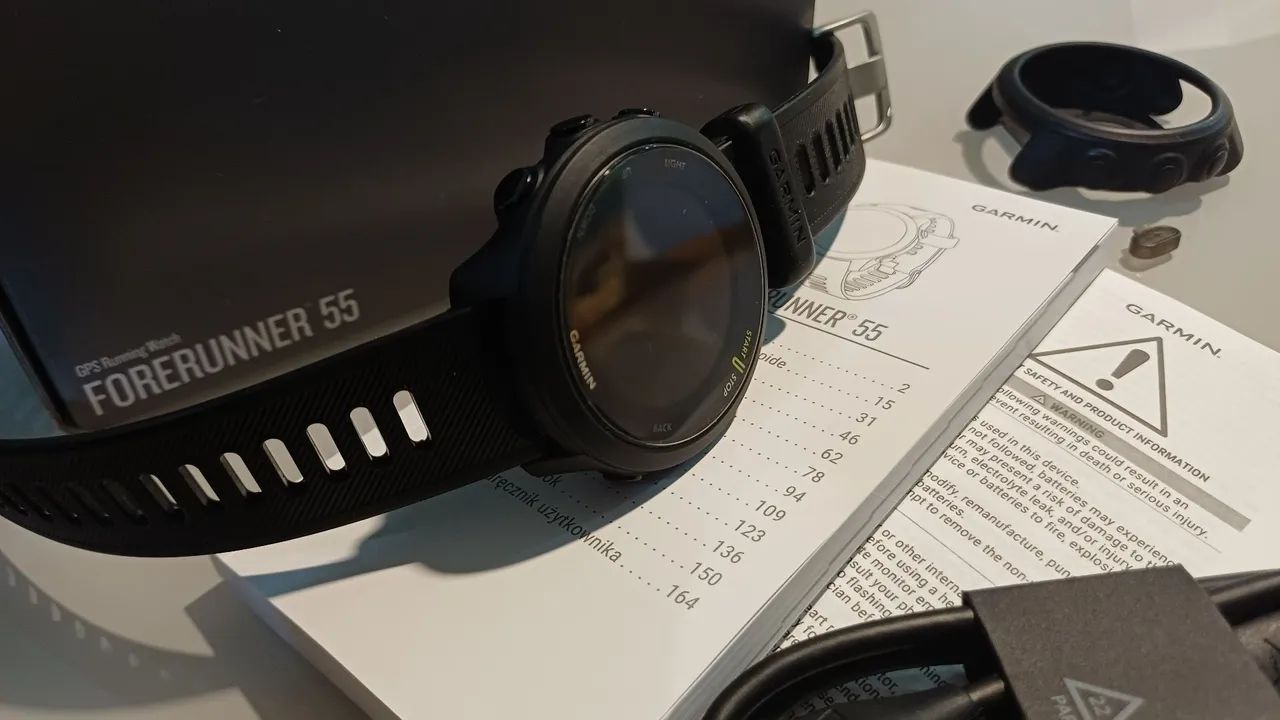 Relógio Garmin Forerunner 55 Preto - Foto 5