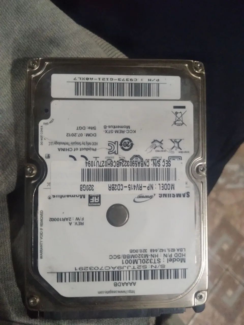 HD SAMSUNG 1TB notebook