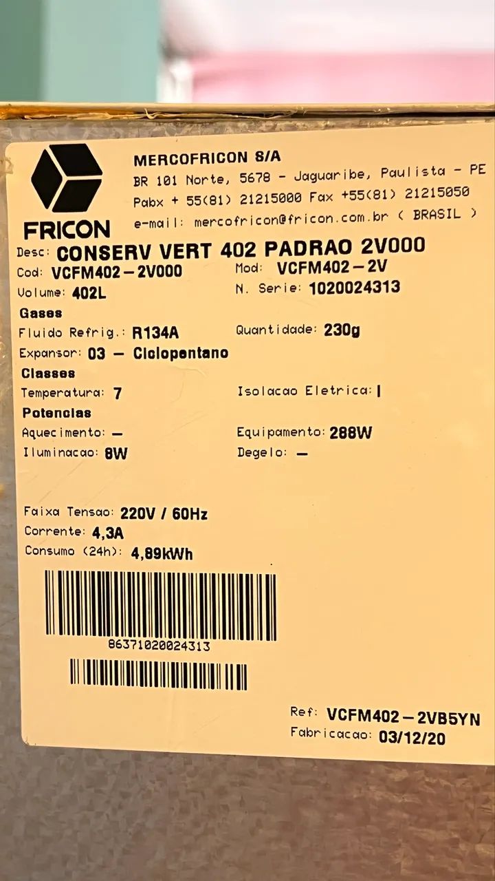 EXPOSITOR FRICON 402L - Novíssimo - Foto 4