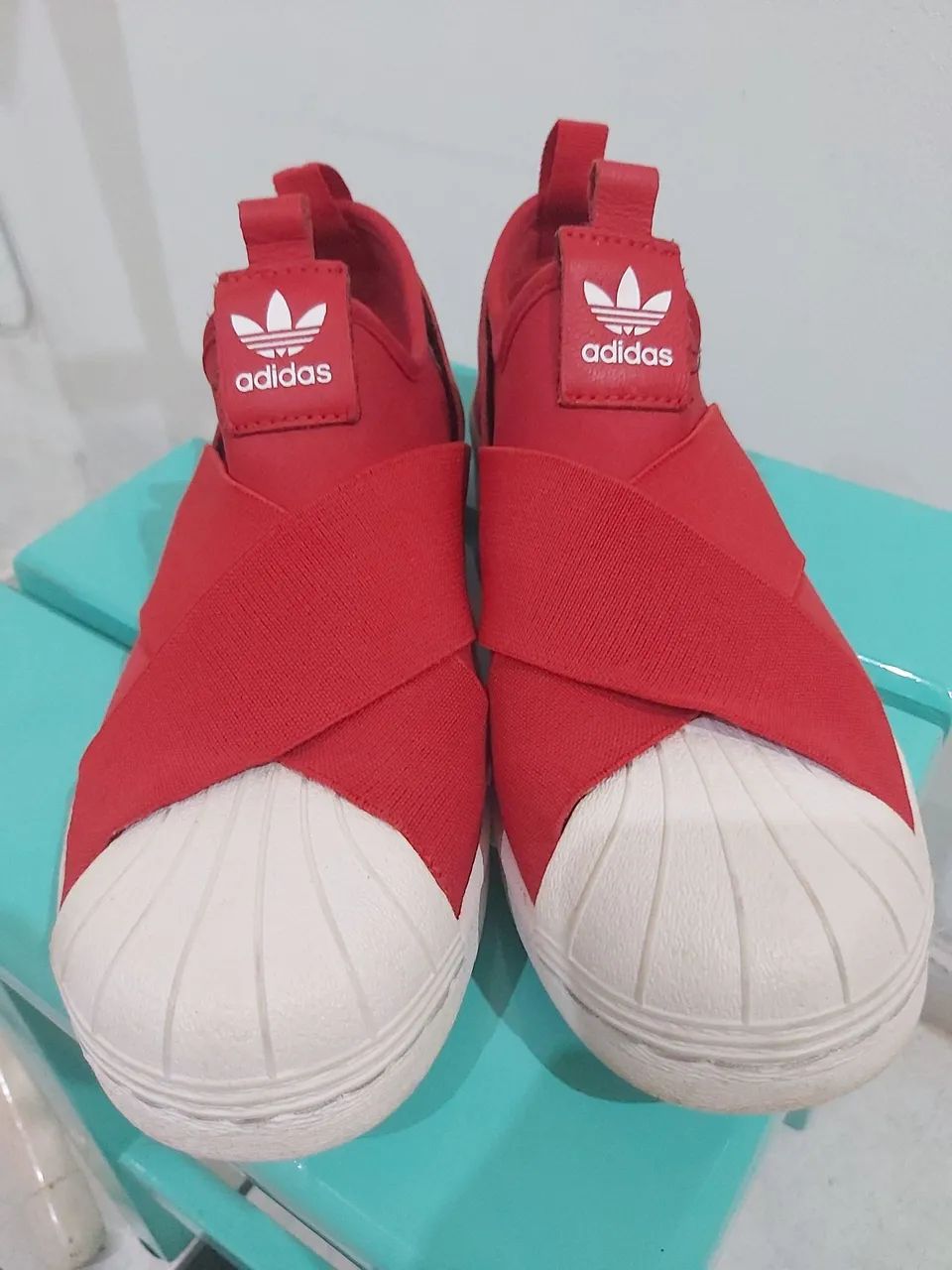 Tênis adidas Slip vermelho 