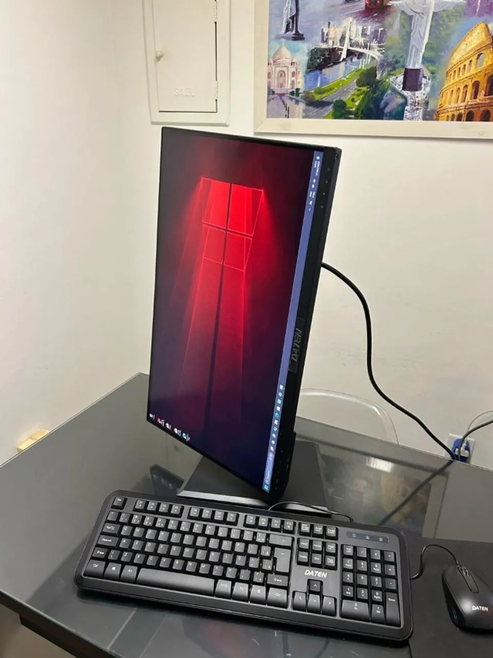ALL IN ONE DATEN - AMD RYZEN 5 PRO 5650GE -SSD 512 GB Armazenamento-16GB RAM-24 POLEGADAS - Foto 2