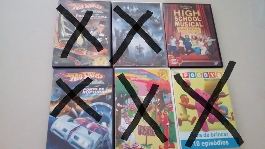 Lote com 5 dvds infantis  - Foto 2