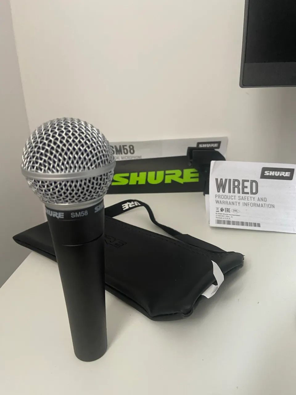 Microfone Shure SM58 Original - Microfones e Gravadores - Jardim
