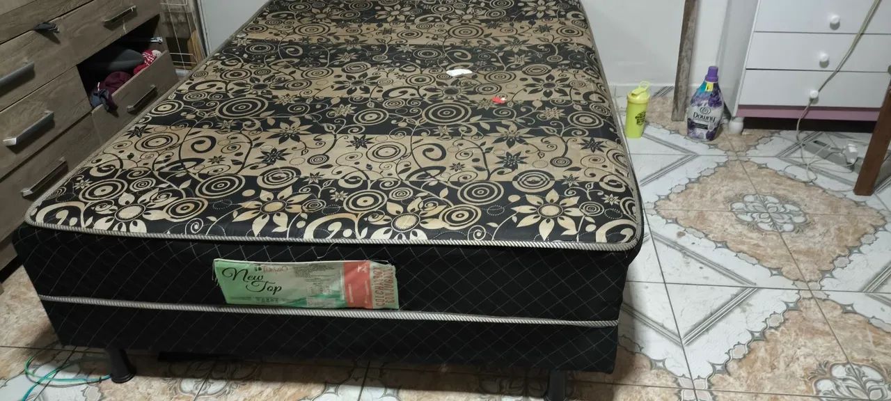 Cama box casal