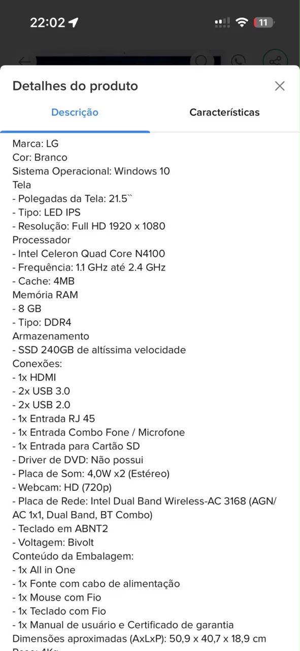 All in One 8GB RAM SSD King 240GB - Foto 3