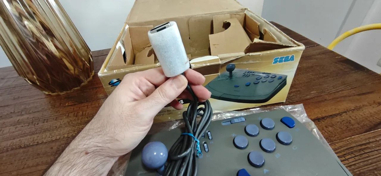 Controle Arcade Sega Saturn - Foto 4