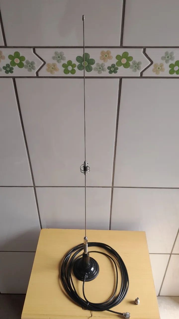 Antena Móvel + Suporte + Cabo