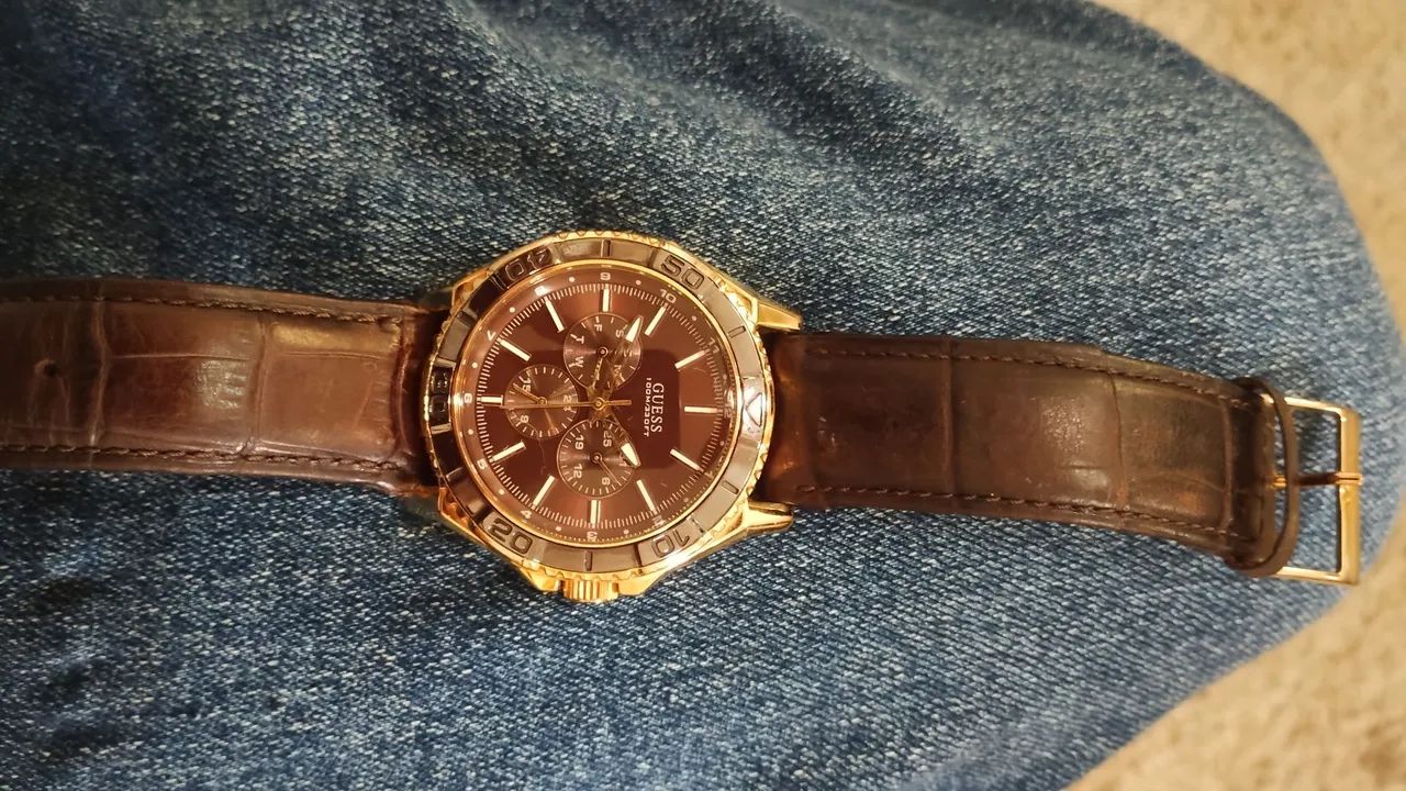 Relógio Guess masculino com caixa - Foto 4
