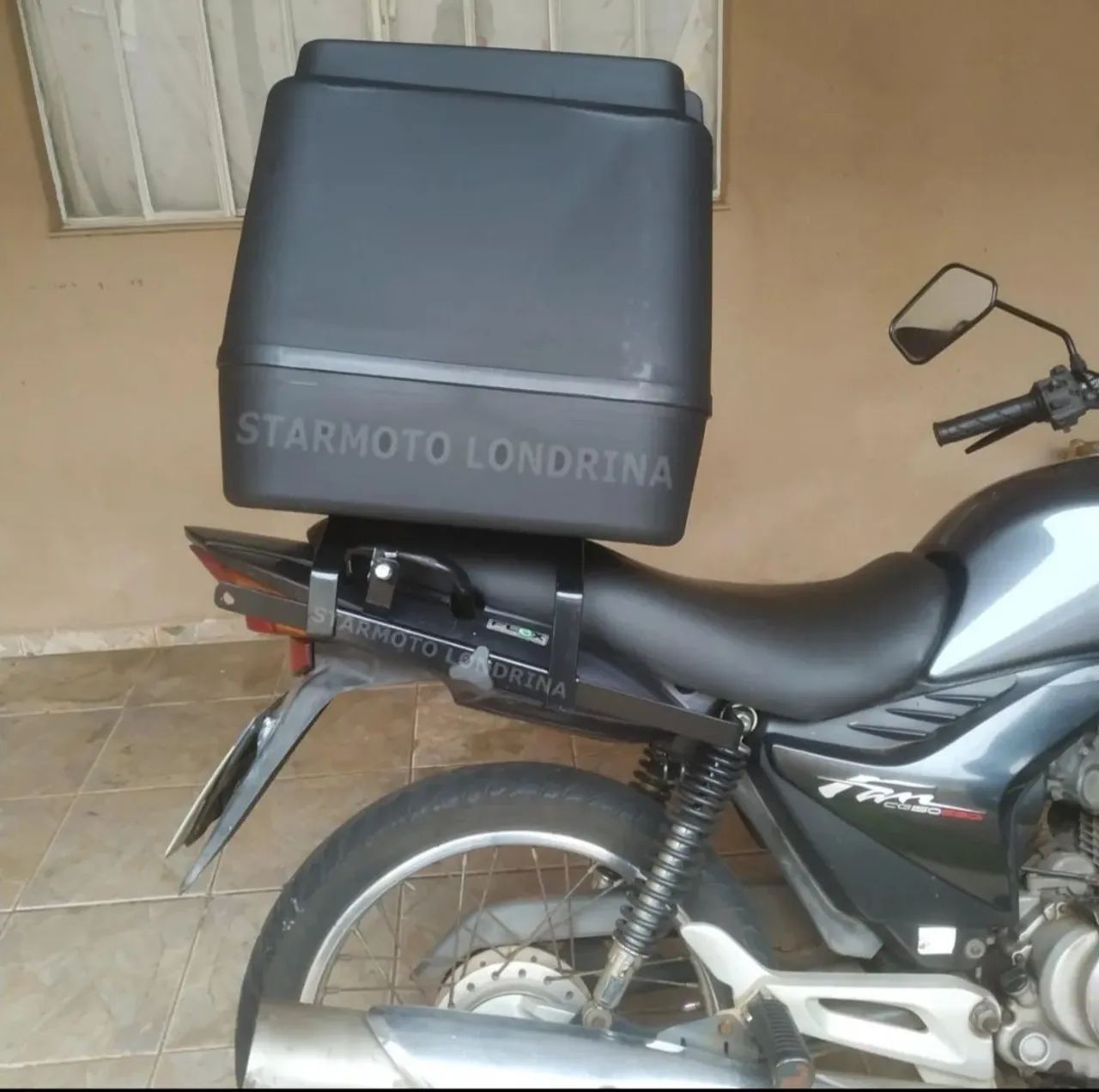 Suporte Baú CG Titan E Fan 2009 até 2013 - Pode Levar Garupa - Foto 3