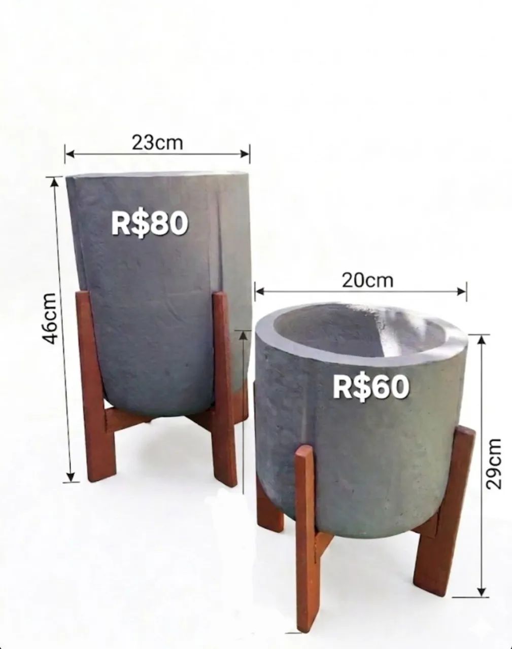 Jarros vasos caqueiras em cimentos - Foto 3