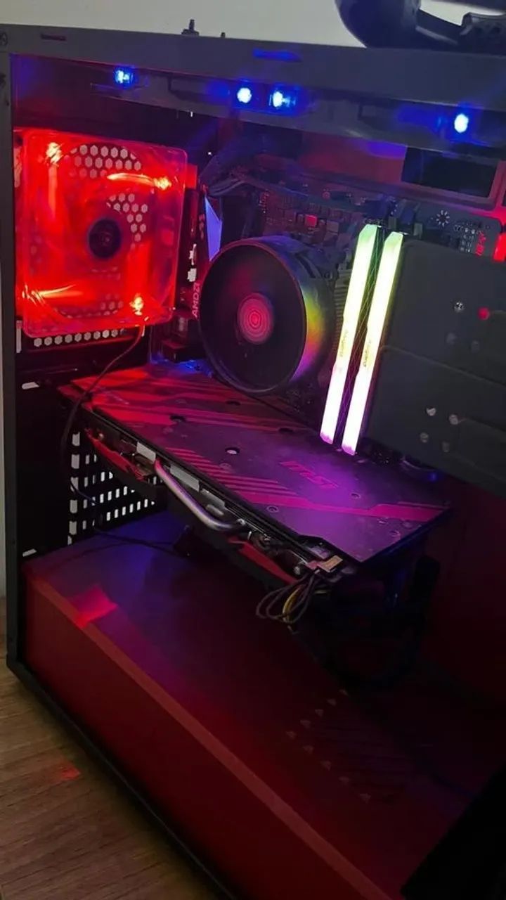 PC Gamer 16GB RAM e RX580 8GB MSI ARMOR - Foto 2