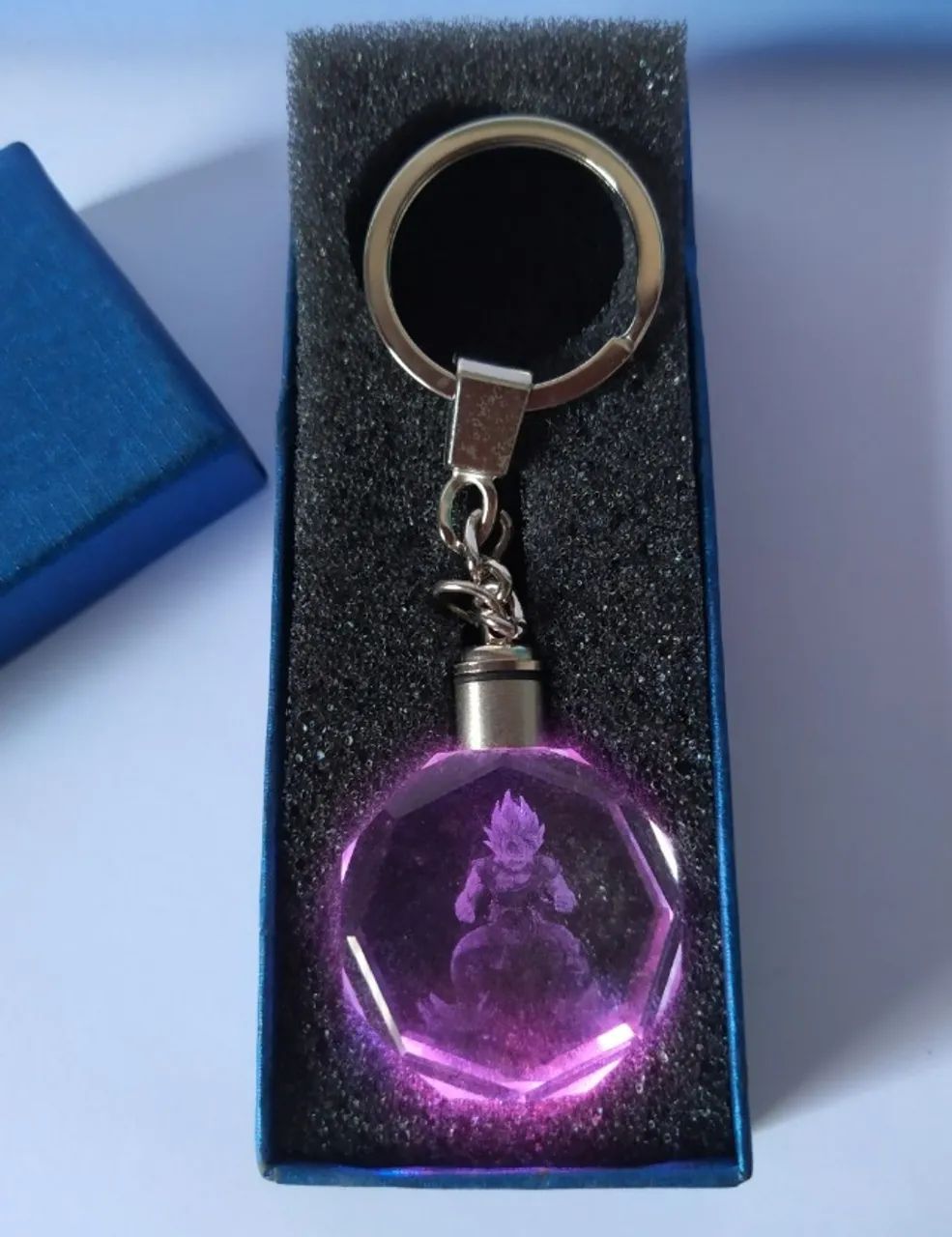  Chaveiro DBZ Cristal LED  - Foto 2