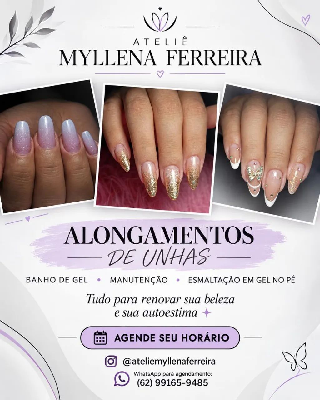 Alongamentos de Unhas ?