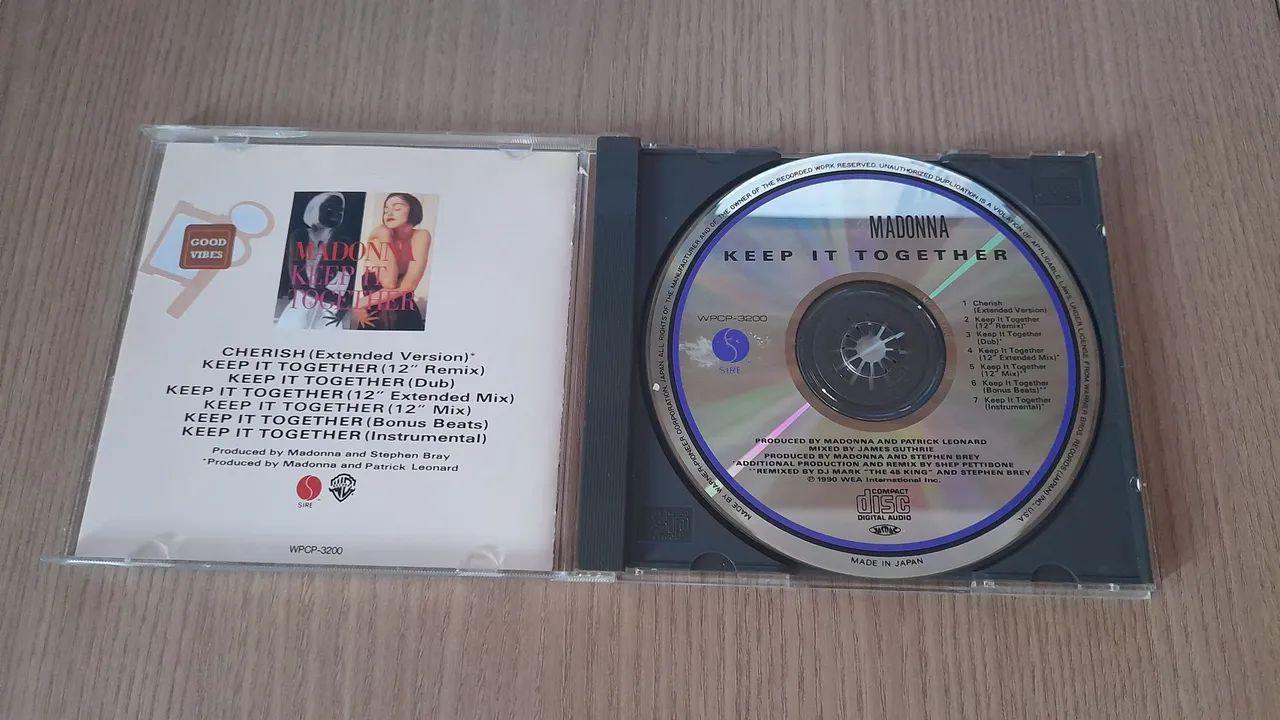Madonna CD Maxi-Single Japan Edition Keep It Together  - Foto 3