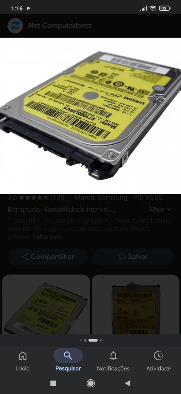 HD de 1tb 