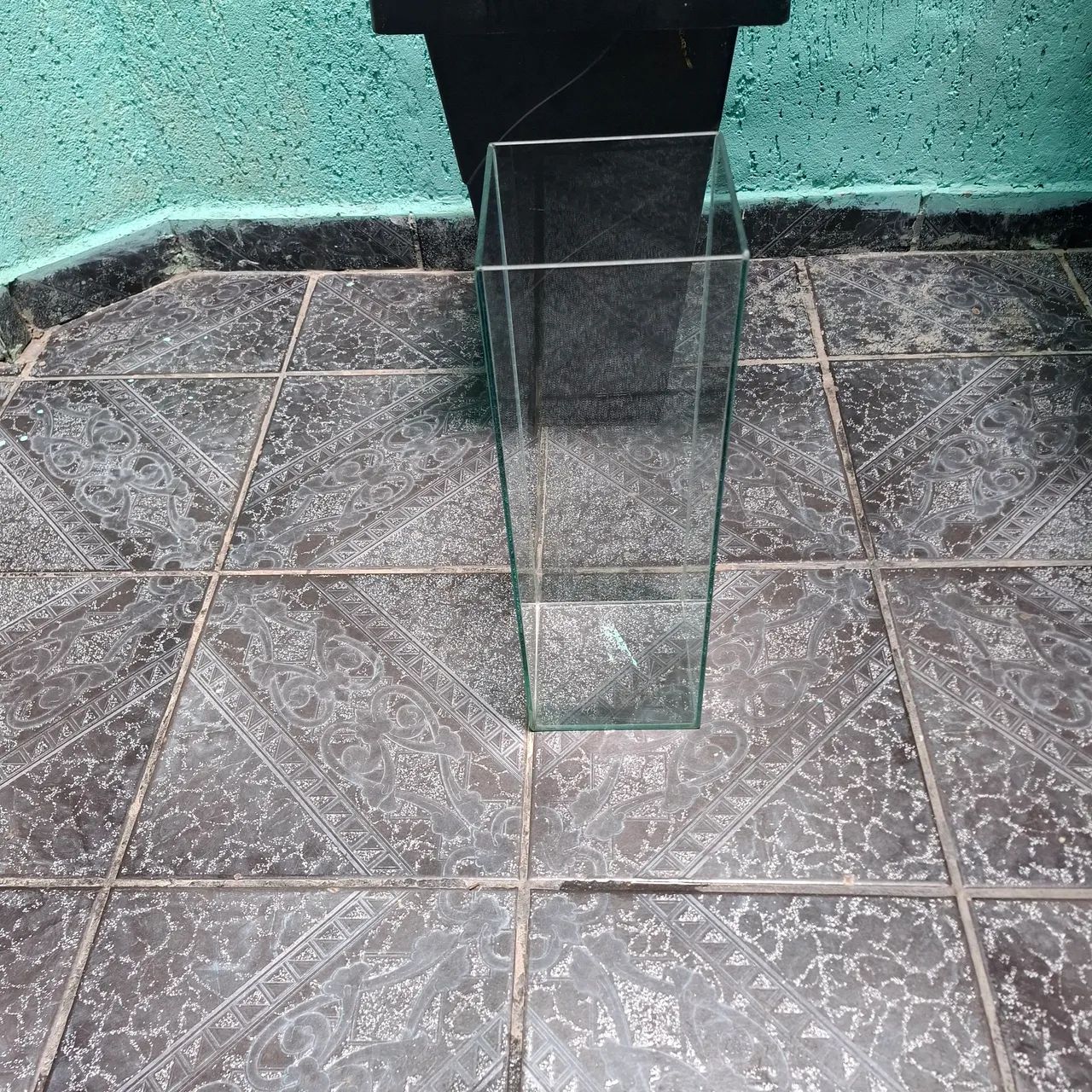 Cachepô de vidro temperado cubo - Foto 2