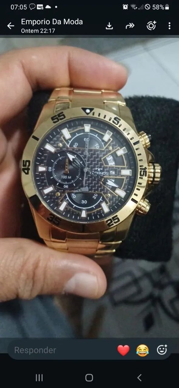 Relógio Technos Dourado  - Foto 5