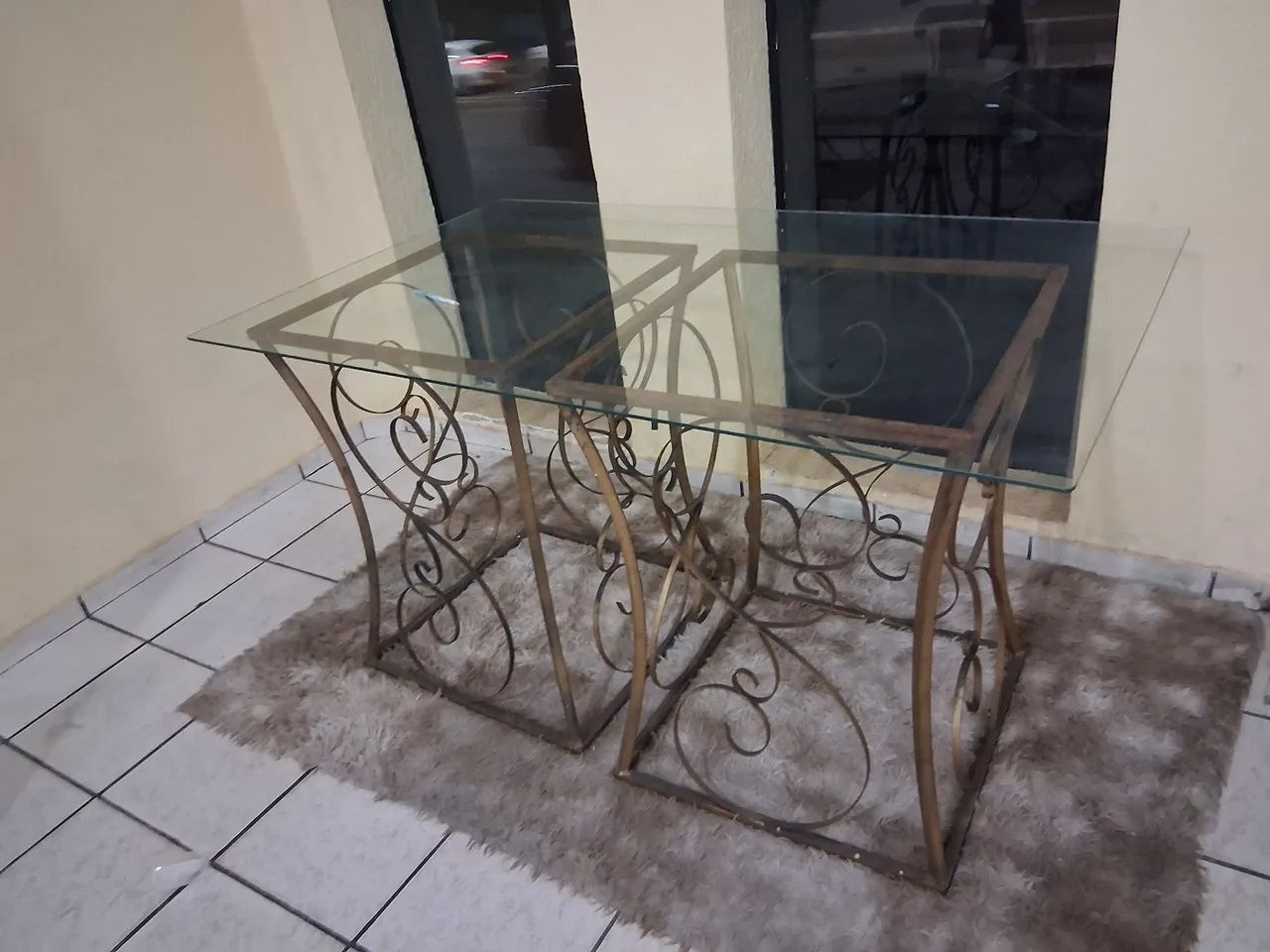 Mesa de vidro 